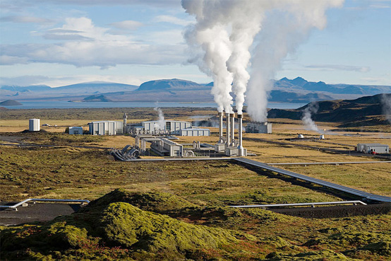 アイスランド・レイキャビク近郊に立地する同国最大の地熱発電所、Nesjavellir発電所